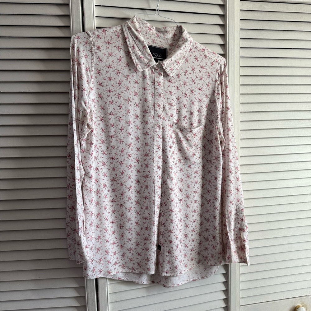 Rails Rossi Button Down in Ivory Floral